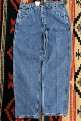 Polo Jeans Co Ralph Lauren Mens Blue Carpenter Jeans 36x34 NWT Deadstock Skater - Image 1 of 4