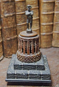 EFFIGIE NAPOLEON EN COROZO SCULPTE rare travaille de prisonnier vers 1840 - Picture 1 of 4