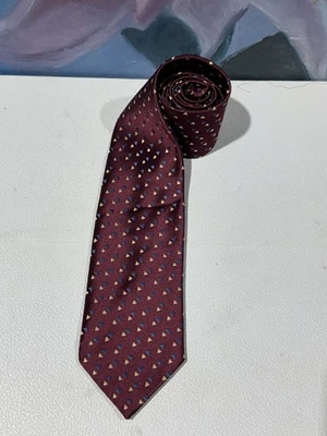 Charvet Paris Hecho a Mano en Francia Geométrico Pura Seda Corbata Cuello 3.5x58 Foto 1 de 4