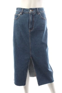 Veronica Beard Victoria Denim Midi Rock / Blau / UVP: 260,00 £ - Bild 1 von 8