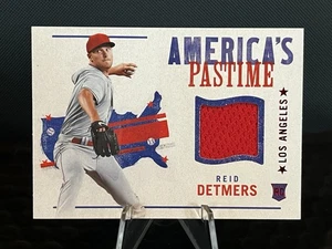 2022 Panini Chronicles America’s Pastime Reid Detmers RC Patch #APS-RD - Foto 1 di 2