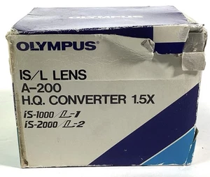 Olympus IS/L Objektiv A-200 A200 A 200 H.Q. 1,5x Weitwinkel Weitwandler Neuwertig - Bild 1 von 9