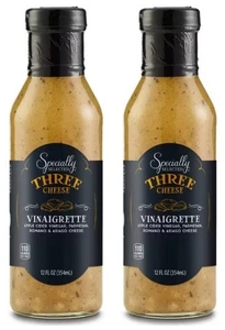 Speziell ausgewählt drei Käse Viniagarette Salat Dressing, 12 Unzen (2 Flaschen) - Bild 1 von 2