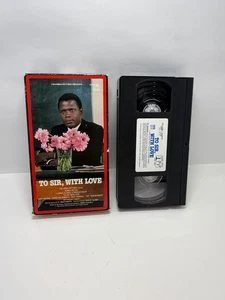 To Sir, With Love 1967 VHS Movie Sidney Poitier,  James Clavell, ER Braithwaite - Picture 1 of 6