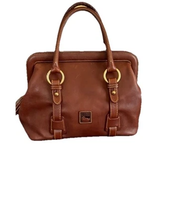 Dooney Bourke Women's Chestnut Leather Mini Satchel Handbag - Image 1 of 4