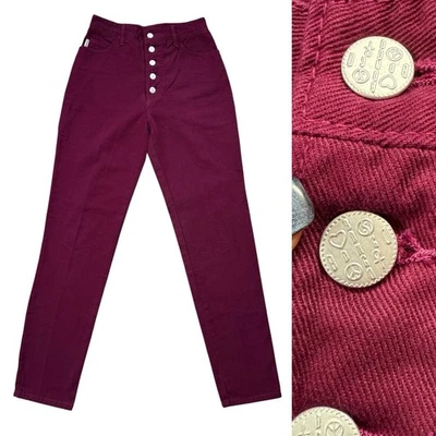 Vintage 90s Bongo Jeans With Rare Button Size 9 - Image 1 of 4