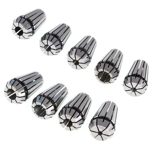9 pc ER16 Spring Collet Set For CNC Milling Lathe Tool Engraving Machine US - Picture 1 of 5