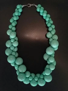 Italienischer Damen Modeschmuck Kugeln Apfel Statement Kette Siena - Bild 1 von 1