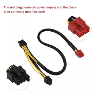 8 to 8/6 Pin (6 2) Modular PSU PCI-E Video Card Power Supply Cable - Picture 1 of 9