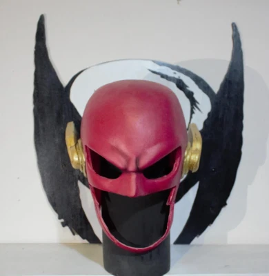 The Flash Mask '90s TV Show Latex Cowl Cosplay Costume Prop Adult Size - Image 1 of 4
