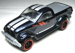 HOT WHEELS DODGE POWER WAGON DARK BLUE 1:64 DIECAST 3 1/8" PICKUP TRUCK W SILVER - Picture 1 of 6