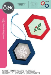 Sizzix Thinlits Die Set (12PK) - Hanging Ornament Box by Catherine Pooler 666728 - Picture 1 of 4