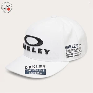 Oakley Golf Men's Fixed Cap Hat 25.0 Adjustable Dry Ellipse Logo 2025 New White - Picture 1 of 5