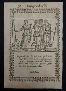 Cartari Mitologia 1626: Diana e alcune cacciatrici - Bild 1 von 1