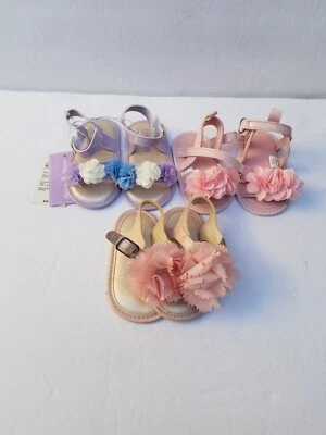 Lote de 3 Sandalias Footmates Infantil Niña Talla 3-6 y 6-12 M. Foto 1 de 4