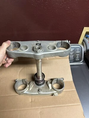 Honda CR125R 2003, 2004, 2005, 2006, 2007 abrazaderas triples árboles vástago de dirección Foto 1 de 3