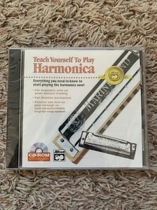 TEACH YOURSELF TO PLAY HARMONICA PC CD-ROM! 2001 Alfred BRAND NEW Factory Sealed - Picture 1 of 2