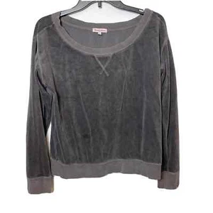 Vintage Juicy Couture Velour Pullover S Womens Long Sleeve Mean Girls Y2K USA - Picture 1 of 9