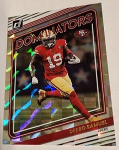 2022 DONRUSS FOOTBALL*DOMINATORS*DEEBO SAMUEL*#D30*NRMT*49ERS*NFL - Picture 1 of 2