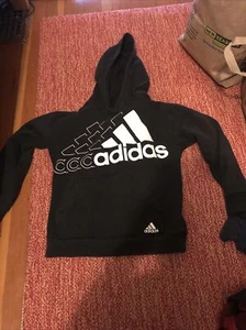 Adidas Hoodie Black Youth Medium - Picture 1 of 1