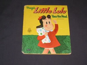 Little Lulu Uses Her Head Whitman Tell-A-Tale Book 1955 - Picture 1 of 12