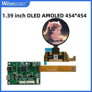 1,39'' Rund OLED Display 454x454 Display mit HDMI Controller Platine Bildschirm DIY KIT - Bild 1 von 6