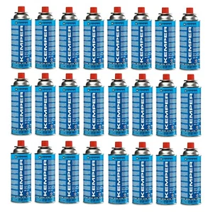 BOMBOLETTA CARTUCCIA A GAS KEMPER 577 CON 227 GR DI GAS BUTANO *** 24 PEZZI *** - Foto 1 di 1