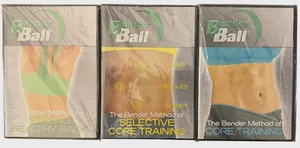 Bender Ball DVD's Core Training Strong Healthy Back & Selective Core T Lot of 3 - Picture 1 of 6