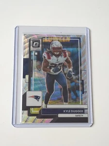Panini Donruss Optic 2022 Kyle Dugger Patriots Wave Prizm NFL /300 - Picture 1 of 2
