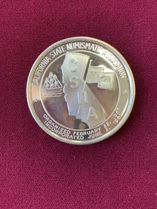 1967 California State Numismatic Ass. (CSNA) 41st Convention 1 oz .999 Silver - Picture 1 of 2