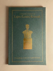 Hungarian Lajos (Louis) Kossuth U.S Capitol Dedication OF his BUST 1990 RARE - Picture 1 of 9