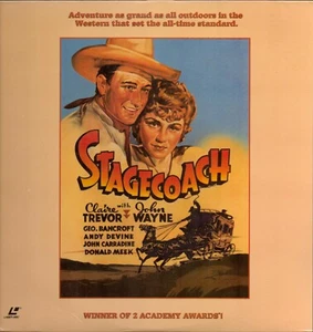 Stagecoach Laserdisc - John Wayne LD - Extended Play - Picture 1 of 2
