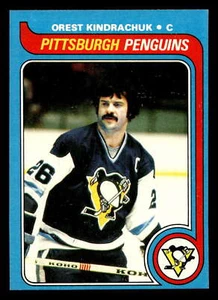 1979-80 Topps #218 Orest Kindrachuk Near Mint Penguins - Picture 1 of 2