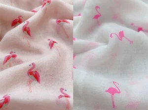 Mini Flamingo Print Ladies Pretty Lightweight Scarf Women Shawl - Picture 1 of 13