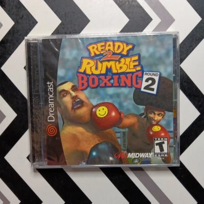 BRAND NEW SEALED Ready 2 Rumble Boxing: Round 2 (Sega Dreamcast, 2000) - Image 1 of 4
