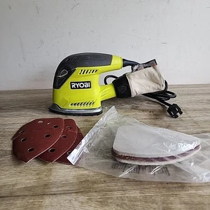 Ryobi CFS1503G kabelgebundener elektrischer Eckschleifer mit Cat Finish und Schleifpapier - Bild 1 von 15