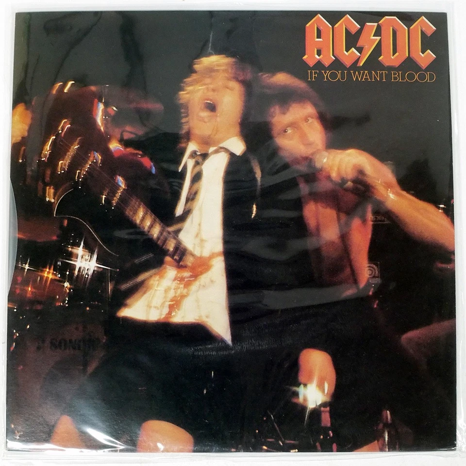 AC/DC IF YOU WANT BLOOD YOU'VE GOT IT ATLANTIC P10618A Japan INSERT VINYL LP - image 1 of 1