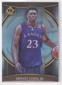 2022-23 Bowman University Chrome Ernest Udeh Jr. RC #BI-17 Invicta Jayhawks - Picture 1 of 2