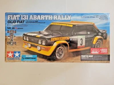47494-60A TAMIYA Fiat 131 Abarth Rally 1/10 Scale 4WD MF-01X Kit With Motor New - Image 1 of 4