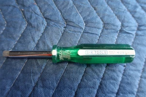 SK Tools 1/4" Drive Green Handle Spinner Handle Driver 40954 Nice see pictures! - Foto 1 di 7