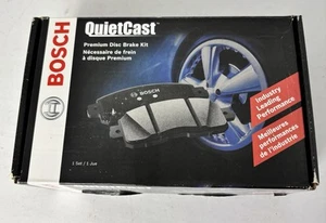 Juego de pastillas de freno de disco Bosch BC1258 4 piezas nuevo kit de herrajes de caja abierta incluido - Imagen 1 de 7
