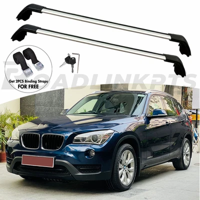Barra transversal 2 piezas apta para BMW X1 E84 2010-2015 barra transversal techo portacargas bloqueable Foto 1 de 4