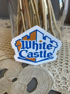 #3085 White Castle Logo #1 Pegatina Marca Impermeable Vinilo Calcomanía Troquelada Coche Foto 1 de 2