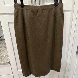 Vintage Giorgio Armani Le Collezioni Wool Skirt - Picture 1 of 12
