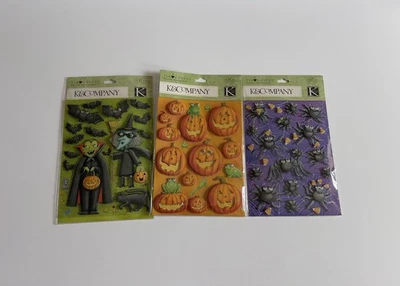 Nuevo con etiquetas Tim Coffey Grand Adhesions por K & Company Halloween paquete de pegatinas 3D Foto 1 de 4