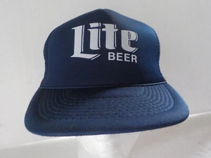 De Colección Lite Cerveza Snapback Camionero Sombrero Gorra Diseñador Pro Azul Oscuro Talla Única - Imagen 1 de 5