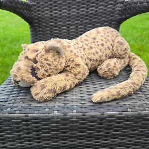 RARE Jellycat - Charley Cheetah - Soft Plush Beanie Toy Large 19" Charlie Gift - Picture 1 of 13