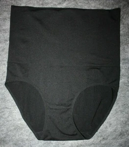 Shape by Cacique Womens High Waist Seamless Brief Moderate Control 14/16 Black - Picture 1 of 3