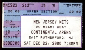 Ticket Basketball New Jersey Nets 2002 4/3 New Jersey Nets Jason Kidd - Picture 1 of 1