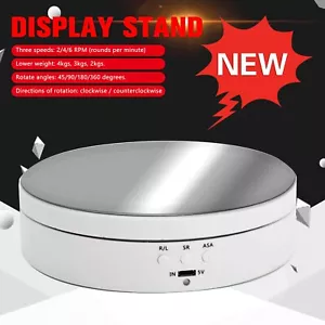3 Speeds Electric Rotating Display Stand 360 Degree For Photo Video Shooting N46 - Picture 1 of 10